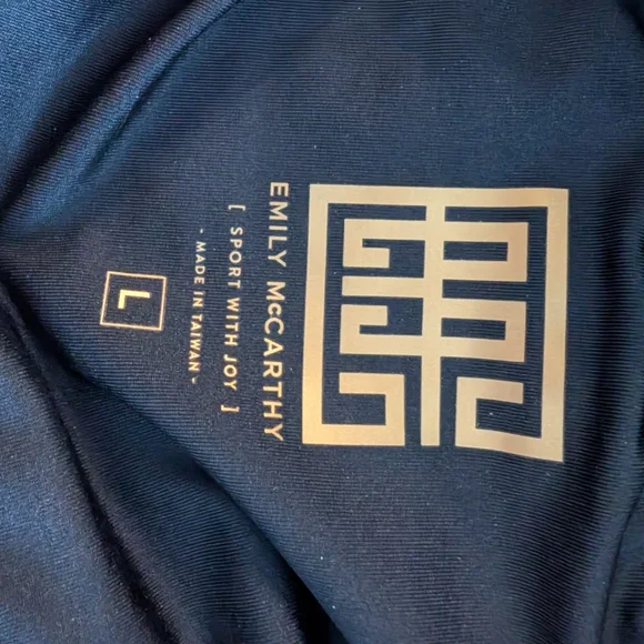 Emily McCarthy Cheetah Yoga Set Leggings Sports Bra Set NWT L - Picture 5 of 8